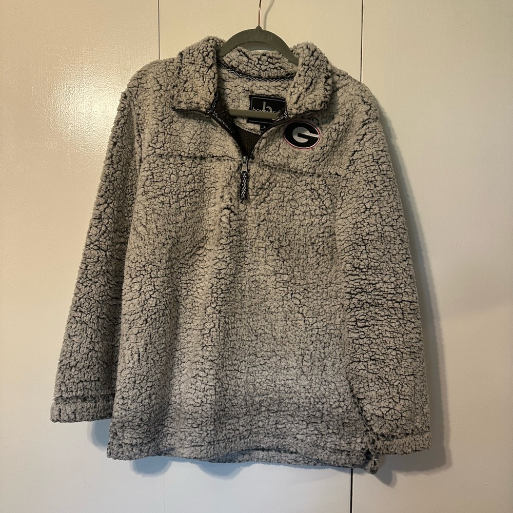 Georgia Bulldogs Sherpa Quarter-Zip Pullover